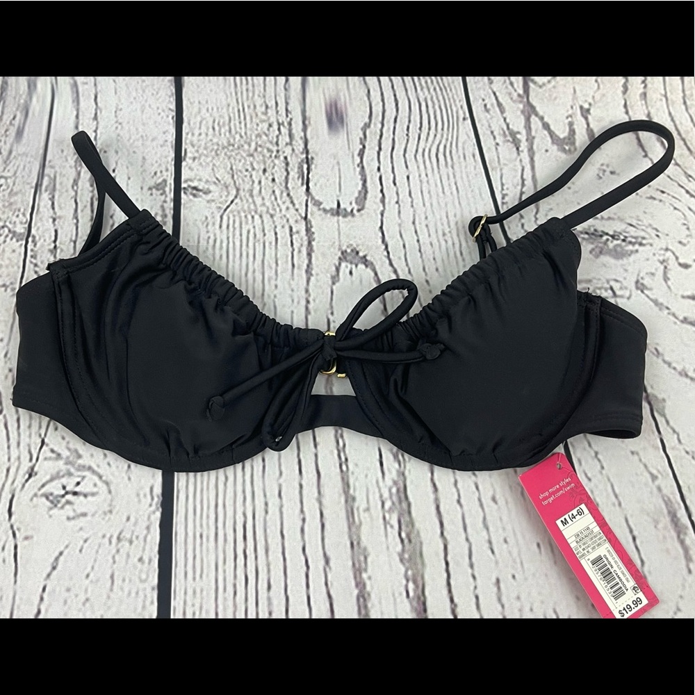 Xhilaration Shirred Underwire Bikini Top-NWT